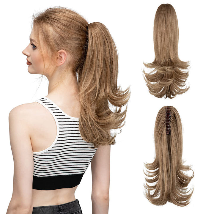 ✨Het geheim van zelfvertrouwen👸Haarspeld voor een licht gekrulde, synthetische haarsimulatie paardenstaart voor dames