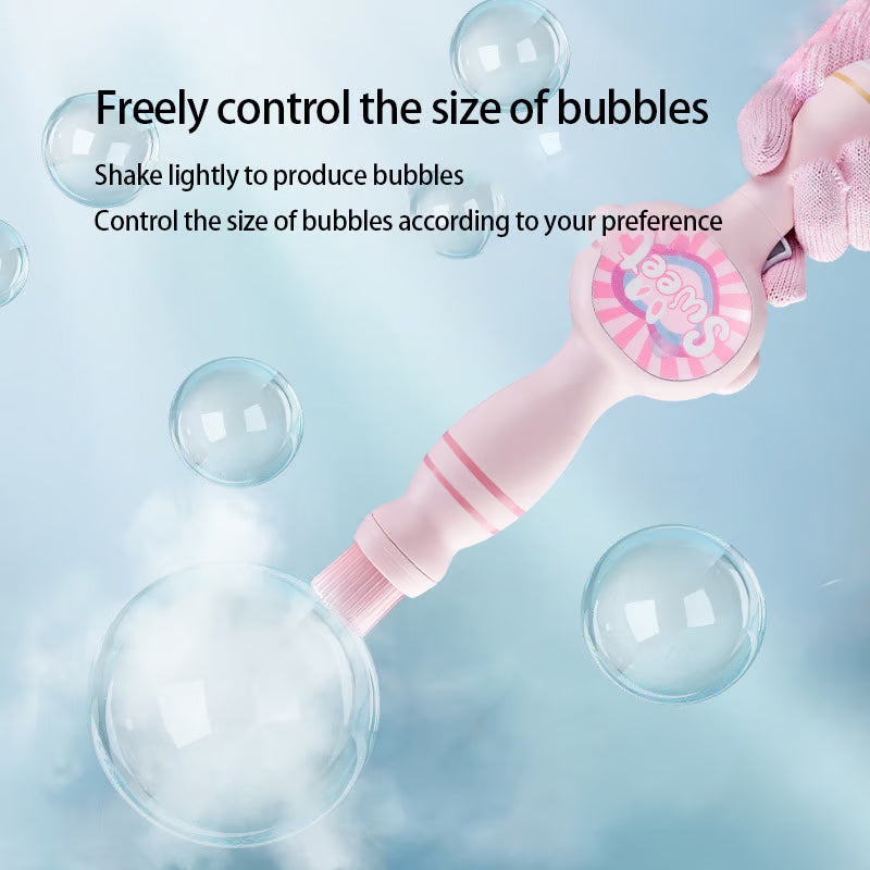 Cute Magic Smoke Bubble Wand Set