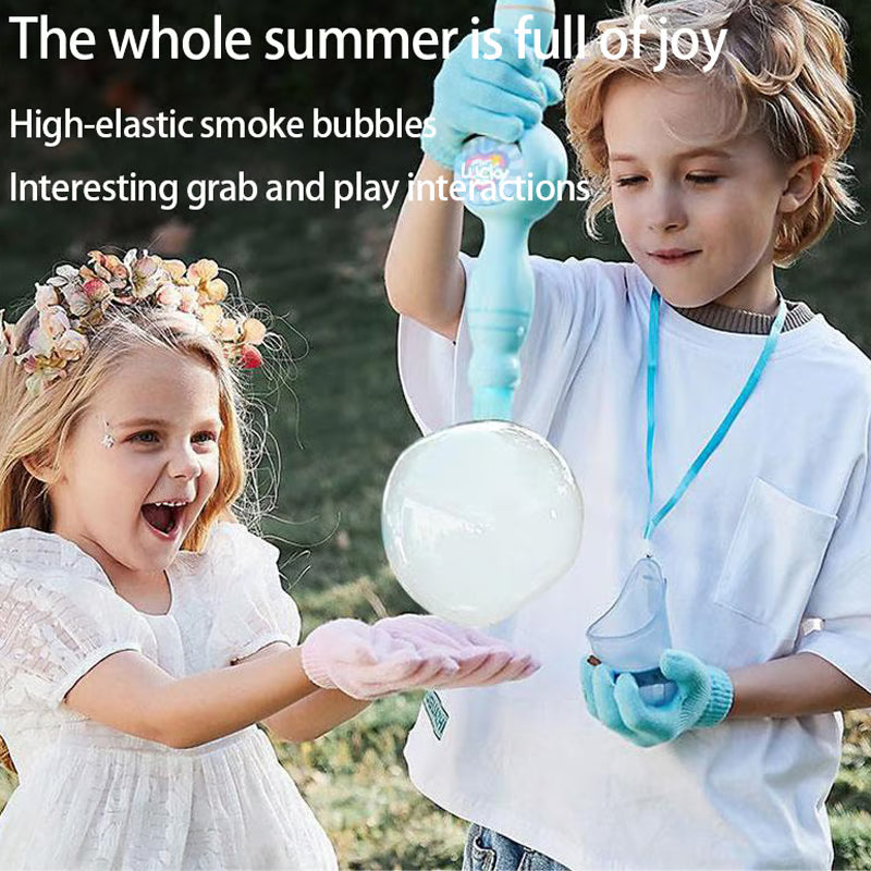 Cute Magic Smoke Bubble Wand Set