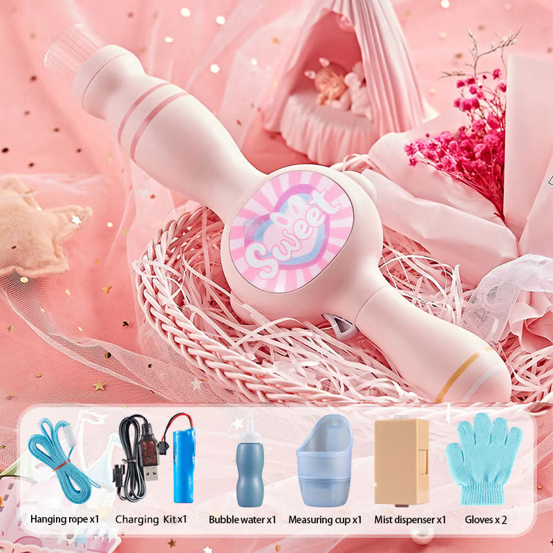 Cute Magic Smoke Bubble Wand Set