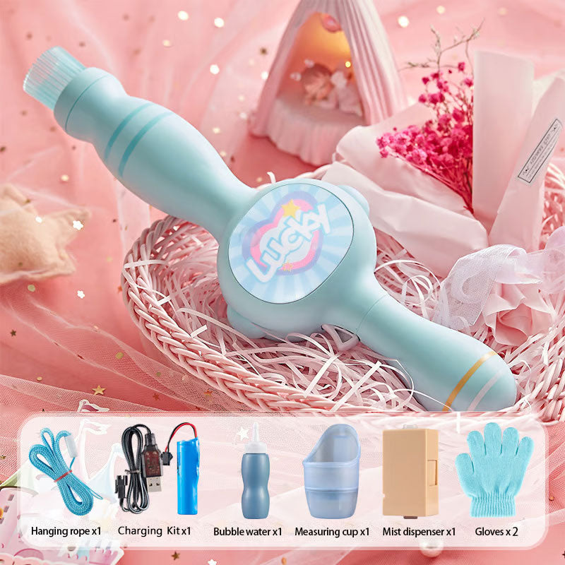 Cute Magic Smoke Bubble Wand Set