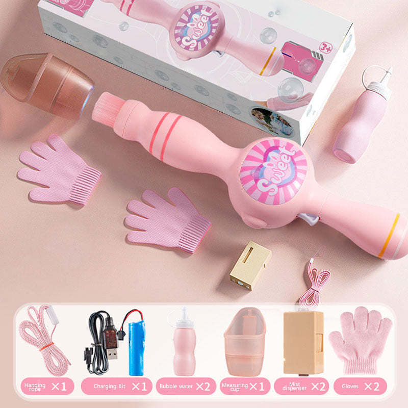 Cute Magic Smoke Bubble Wand Set