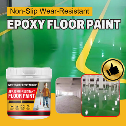 🔥Ausverkauf🔥Abriebfeste Epoxid-Acryl-Bodenfarbe auf Wasserbasis (Je mehr Sie kaufen, desto höher der Rabatt)