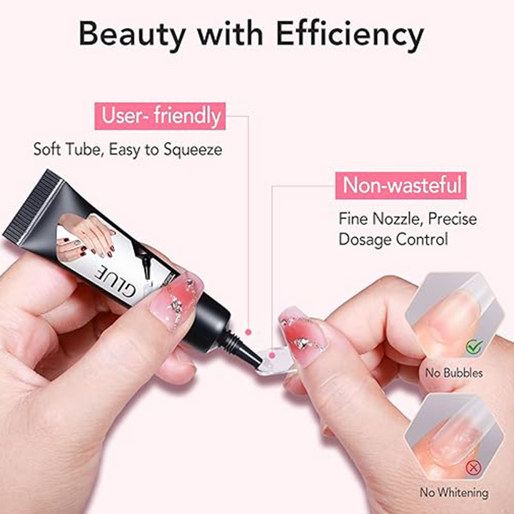 🔥Buy 1 Get 1 Free🔥 Extra Strong Fast-Drying Semi-Solid Nail Glue &amp; Remover Set