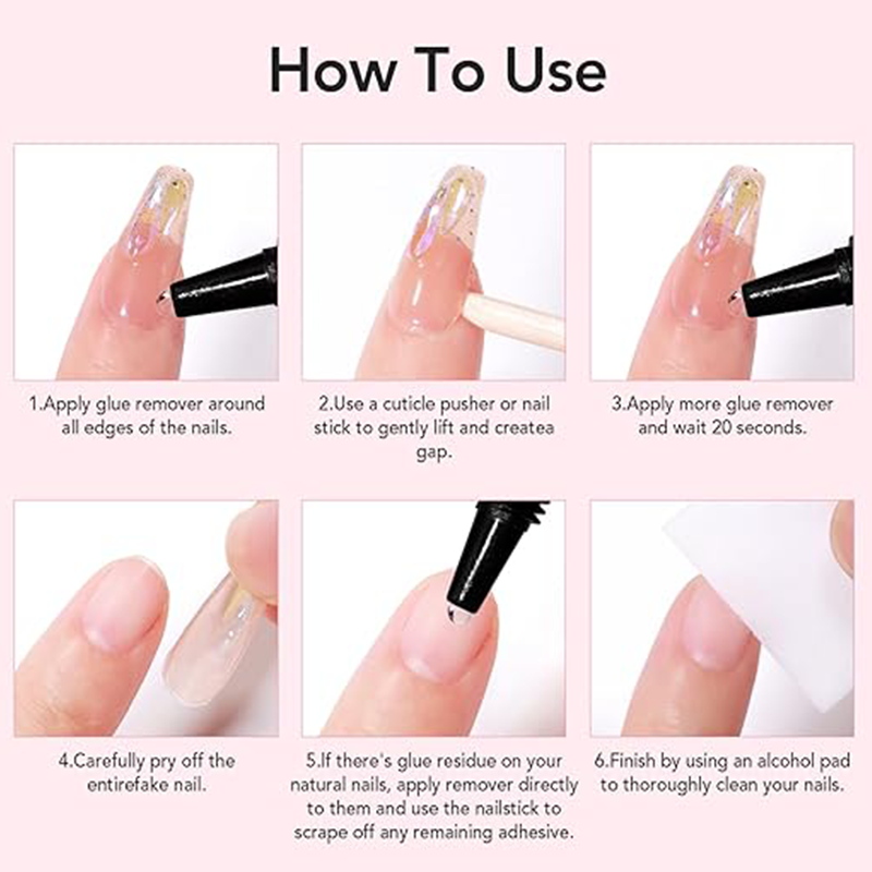 🔥Buy 1 Get 1 Free🔥 Extra Strong Fast-Drying Semi-Solid Nail Glue &amp; Remover Set
