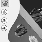 ✨High Hardness Spiral Flute Step Drill Bit Set