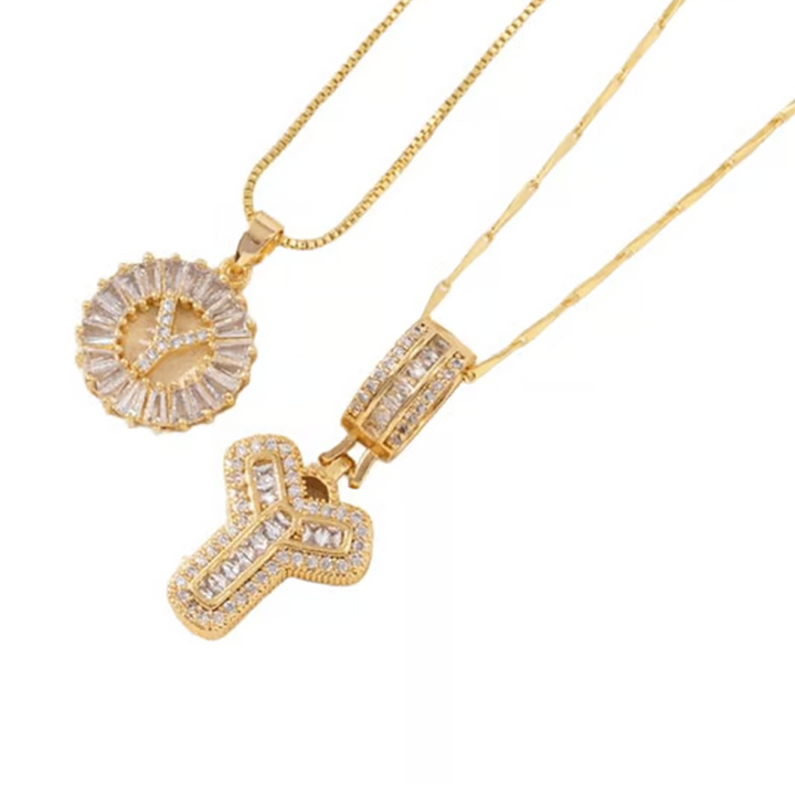 ✨Gold Alphabet Pendant Necklace