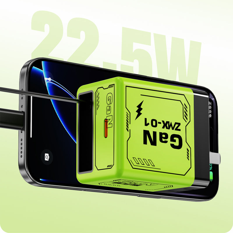 🎁 Hot Sale 50% OFF 🔥Quick charger adapter with retractable type C cable &amp; connector