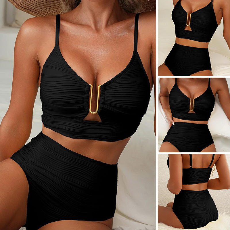 🎉2025 Summer New Arrivals🩱Women's Push Up High Waist Bikini