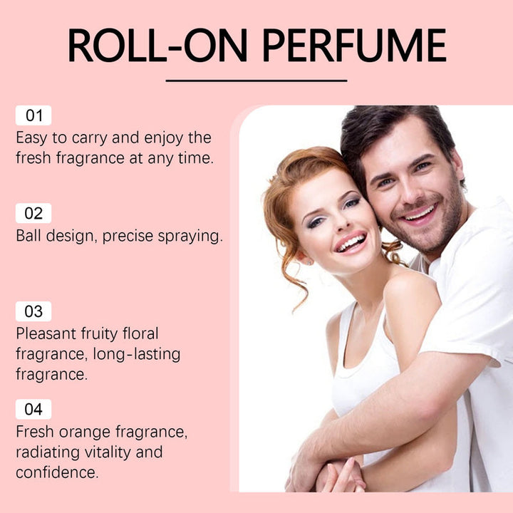 Naturlig uppfriskande långvarig roll-on parfym