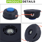 🔥 Universal Trimmer Head - Quick-Change Design Fits 90% of Weed Wackers!