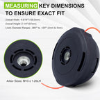 🔥 Universal Trimmer Head - Quick-Change Design Fits 90% of Weed Wackers!