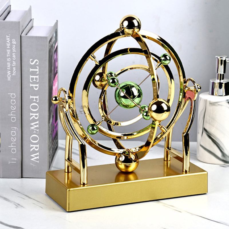 ⏳Spécial à durée limitée⌛Pendule à mouvement perpétuel en orbite céleste - Décoration rotative créative pour la maison