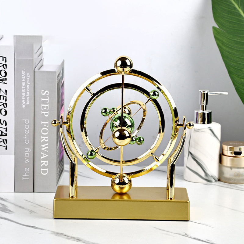 ⏳Spécial à durée limitée⌛Pendule à mouvement perpétuel en orbite céleste - Décoration rotative créative pour la maison
