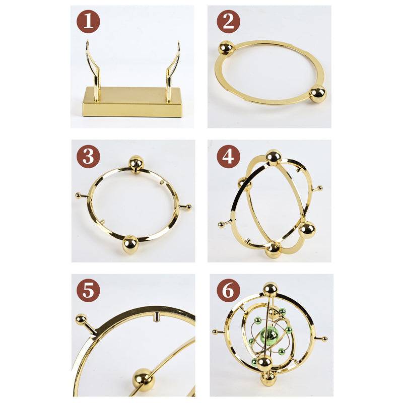 ⏳Spécial à durée limitée⌛Pendule à mouvement perpétuel en orbite céleste - Décoration rotative créative pour la maison