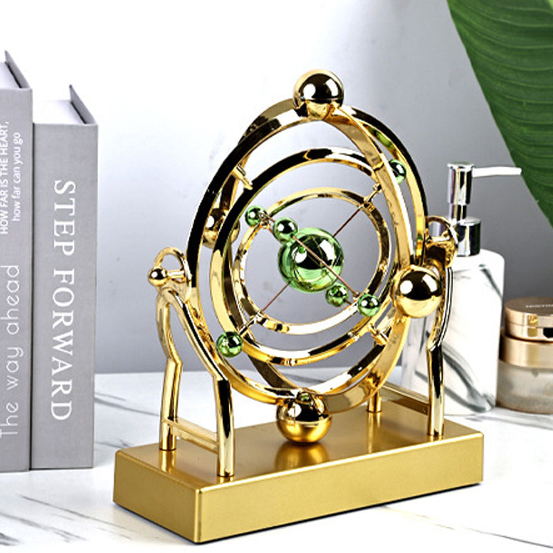 ⏳Spécial à durée limitée⌛Pendule à mouvement perpétuel en orbite céleste - Décoration rotative créative pour la maison