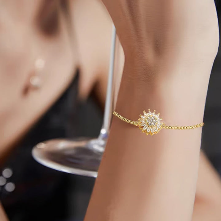 ✨✨⏳Time-limited Special⌛Delicate Fashion Sunflower Mood Bracelet