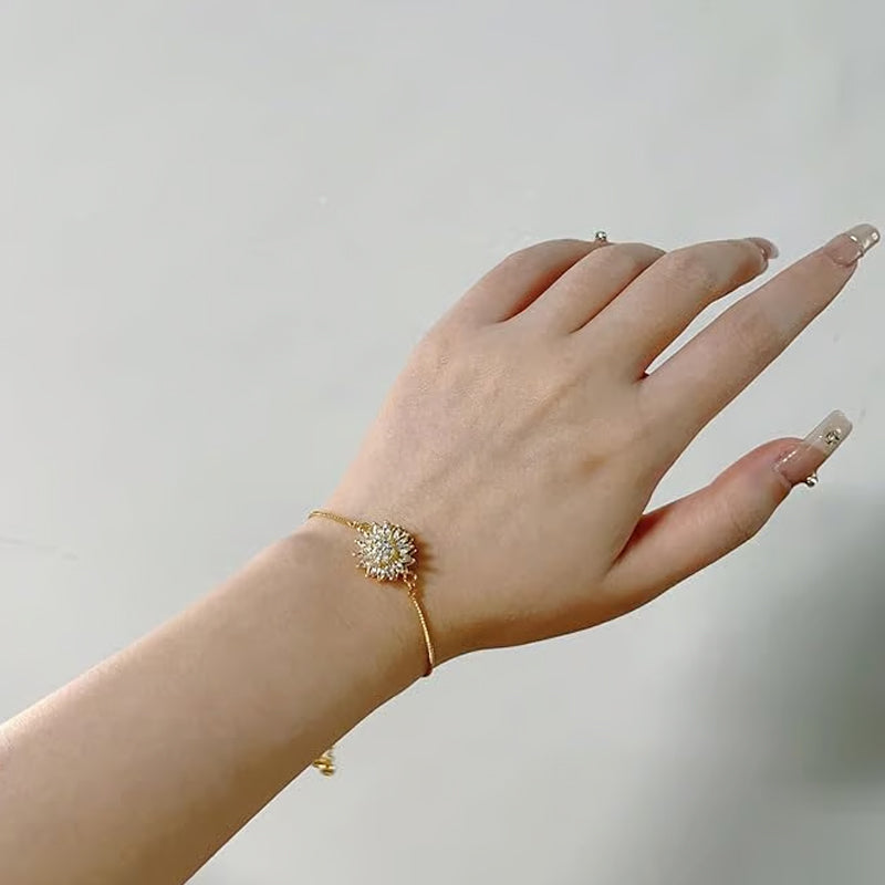 ✨✨⏳Time-limited Special⌛Delicate Fashion Sunflower Mood Bracelet