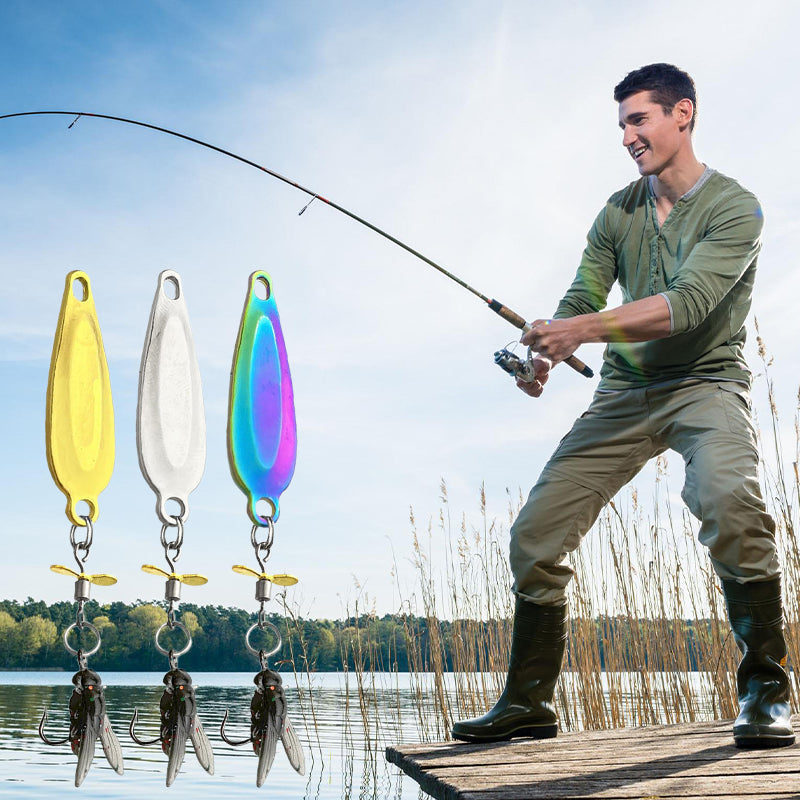 🔥VENTES D'ÉTÉ -50%🎣Leurre de pêche à hélice en métal pour attraper du poisson
