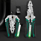 Multifunctional Foldable Wire Stripping Scissors with Electrical Test