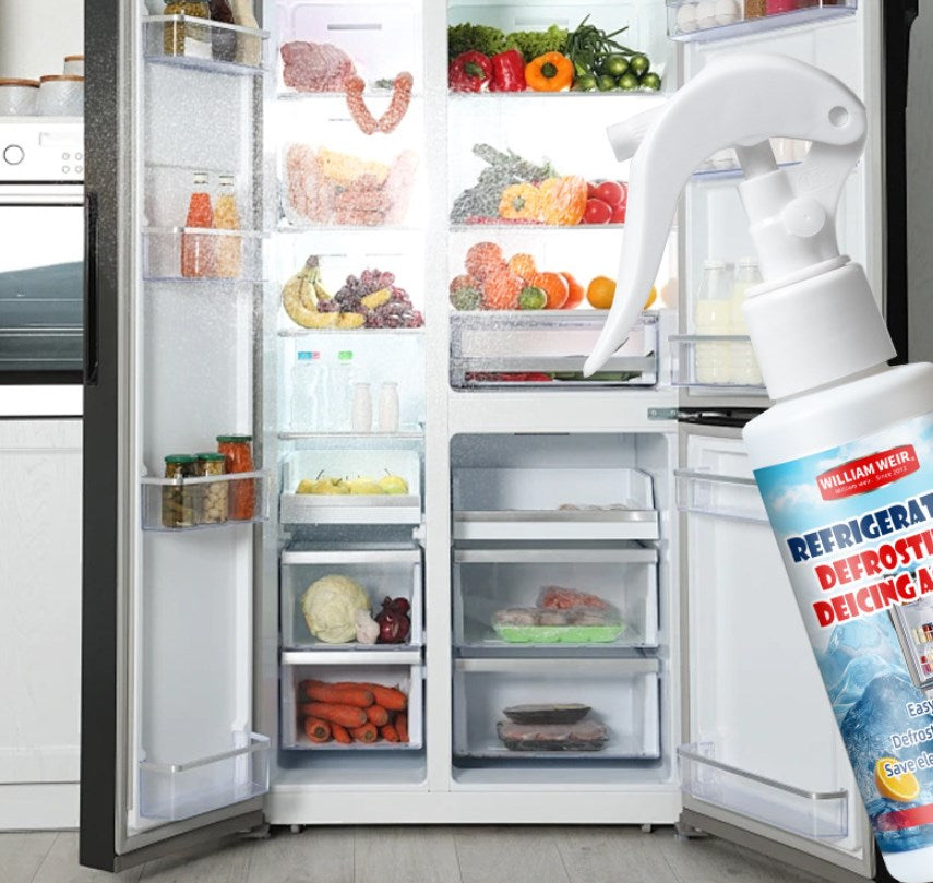 ⏳LAST DAY - Buy 2 Get 1 Free!!🧊Defrosting Spray for Fridge Freezer 🎁 Includes Free Spatula