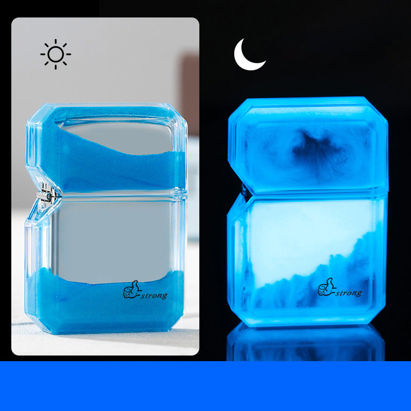 🔥2025 HOT SALE🔥Creative Flowing Sand Nightlight Lighter - Unique & Atmospheric✨