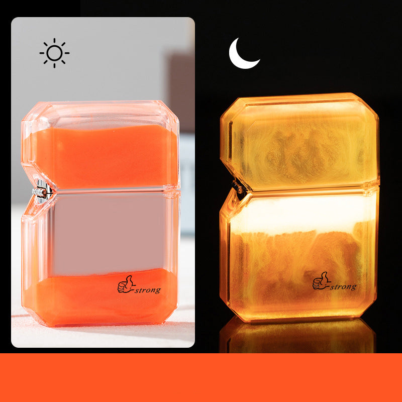🔥2025 HOT SALE🔥Creative Flowing Sand Nightlight Lighter - Unique & Atmospheric✨