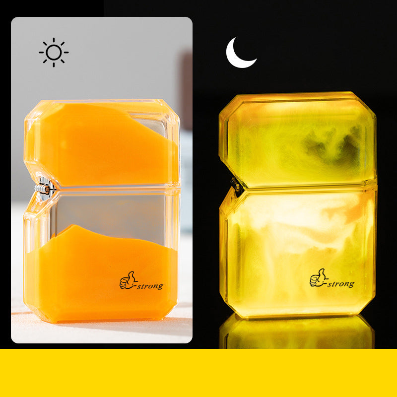 🔥2025 HOT SALE🔥Creative Flowing Sand Nightlight Lighter - Unique & Atmospheric✨