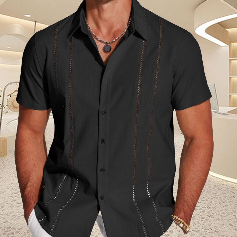 🌞2025 Summer New Arrivals🌸Men's Casual Button-Down Short Sleeve Shirt