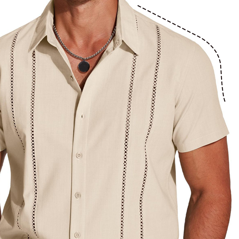 🌞2025 Summer New Arrivals🌸Men's Casual Button-Down Short Sleeve Shirt