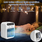 🎉2025 New Products Hot Sale✨Mini Portable Air Conditioner Cooler Humidifier,Ultra-Quiet & Energy Saving