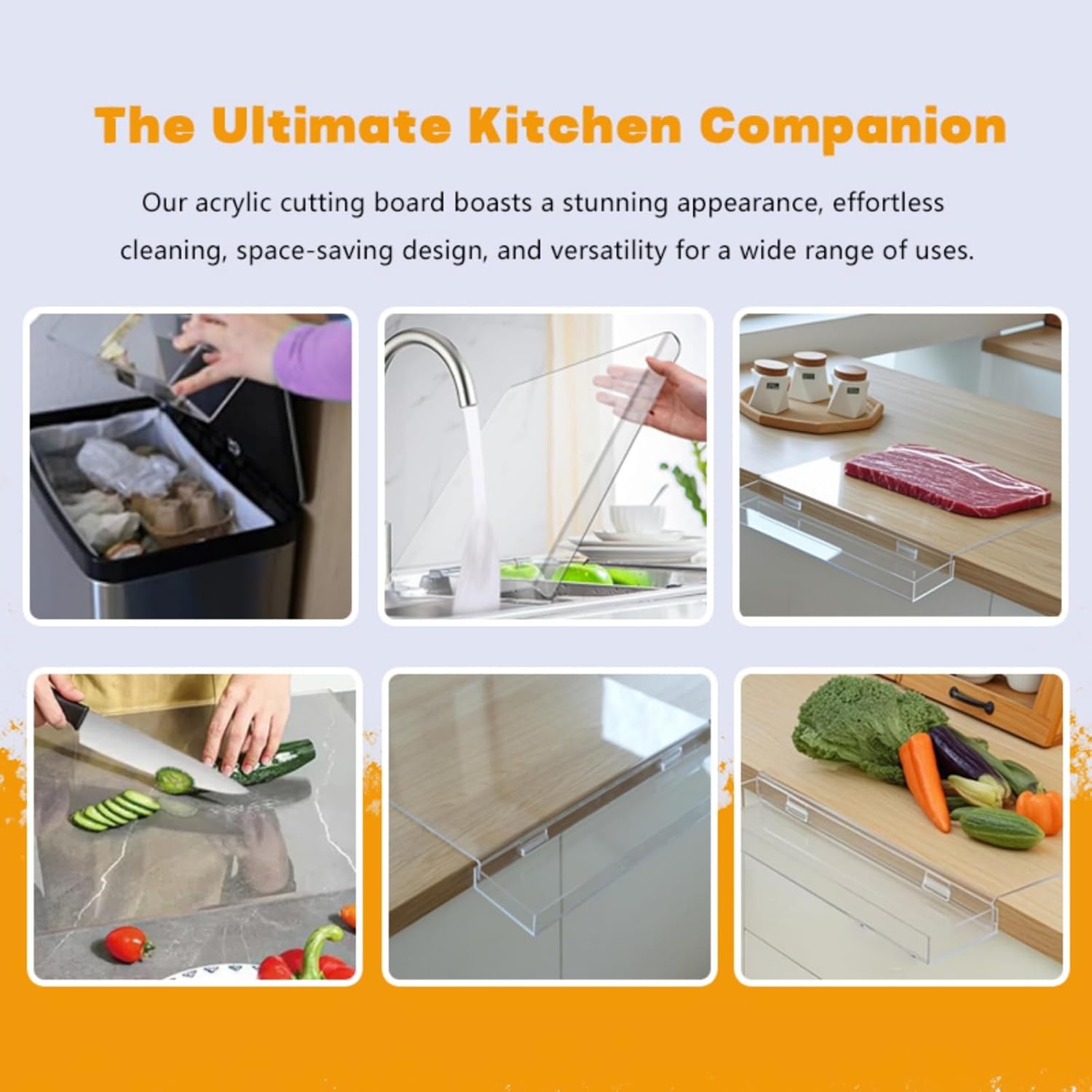 🔥LAST DAY PROMOTION - 50%OFF🔥Multi-Functional Kitchen Cutting Board