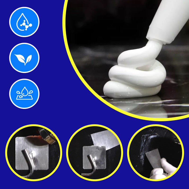 Powerful Mold-Resistant White No-Nail Adhesive