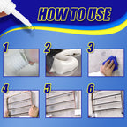 Powerful Mold-Resistant White No-Nail Adhesive