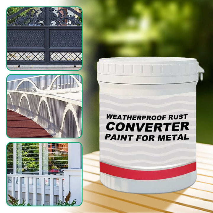 Weatherproof Rust Converter Paint for Metal