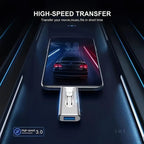 ⚡4 in1 Flash Drive for iPhone/iPad/Android/PC⚡ MFi Certified Lightning + 8 Pin + USB 3.0