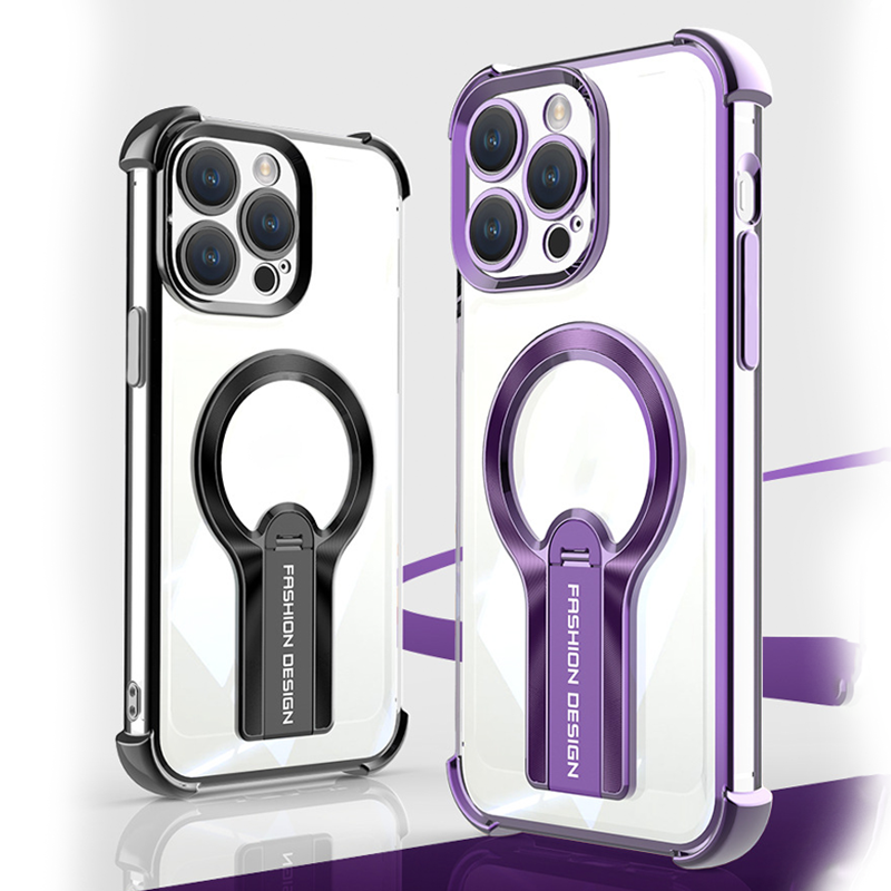 Magnetic Kickstand Phone Case with Glossy Finish