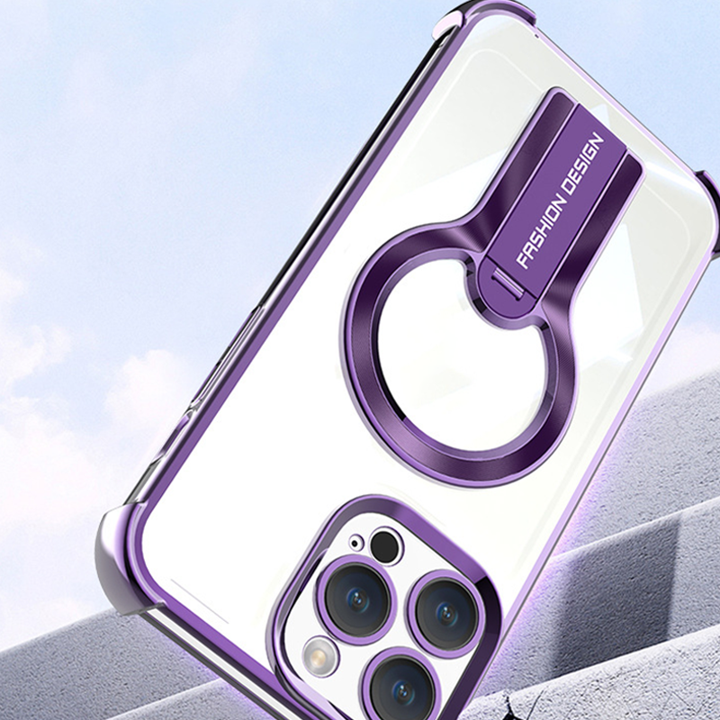 Magnetic Kickstand Phone Case with Glossy Finish