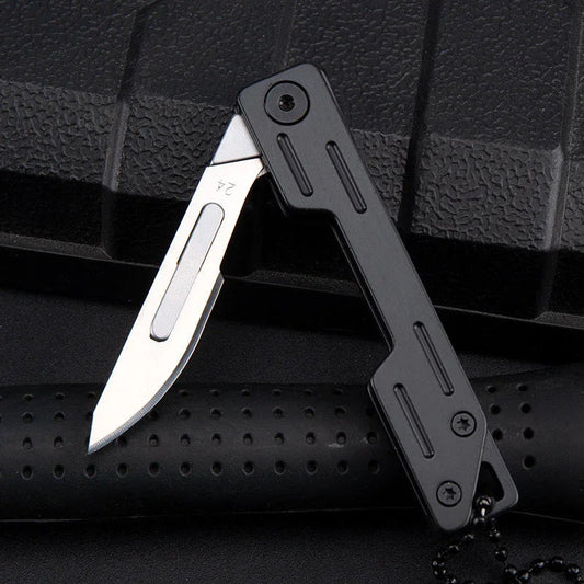 Tragbares Universalmesser, Tranchiermesser aus Edelstahl (10 Klingen gratis)
