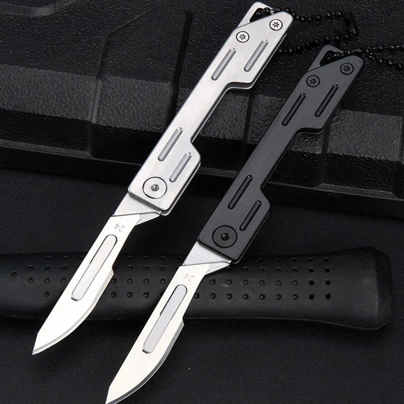 Stainless Steel Portable Utility Knife Carving Knife(Free 10PCS Blades)