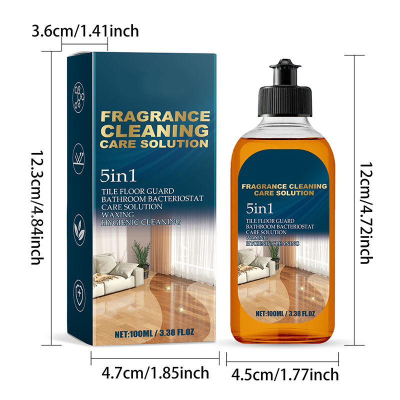 Quick-Drying & Stain-Removing Floor Cleaner with Long-Lasting Fragrance