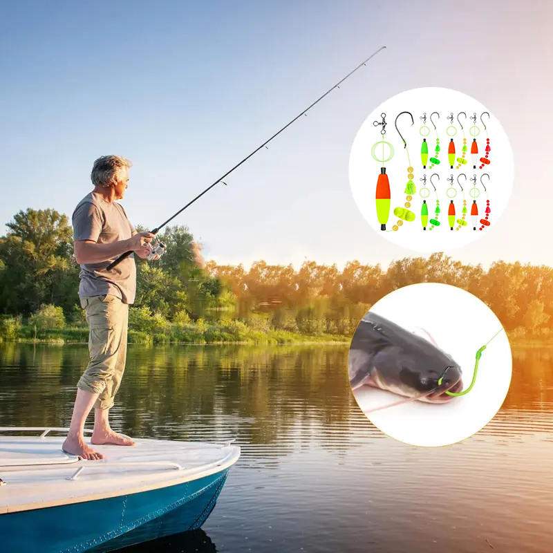 ⚡Siste dags kampanje 50 % RABATT⚡Høy synlighets steinbit flyterrigger