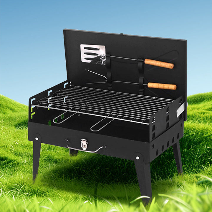 🔥Portable Folding Charcoal Grill for Outdoor Cooking🍖