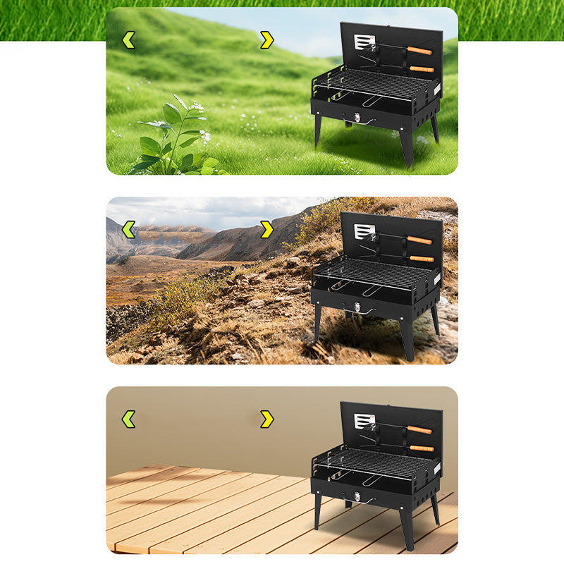 🔥Portable Folding Charcoal Grill for Outdoor Cooking🍖