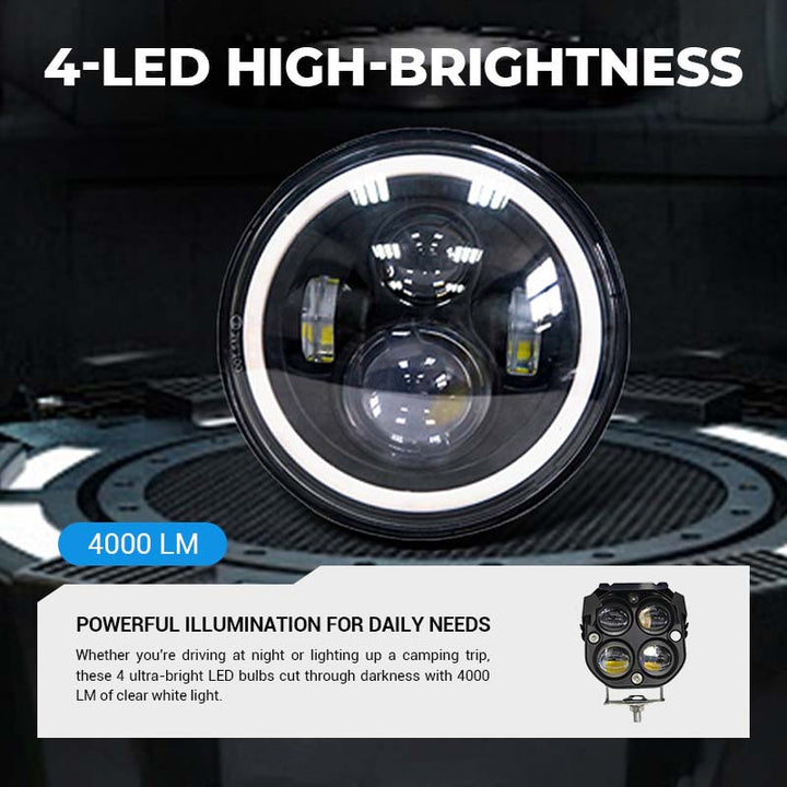 🔥Uusi kuuma myynti❤️‍🔥 4-LED-kirkas kohdevalo