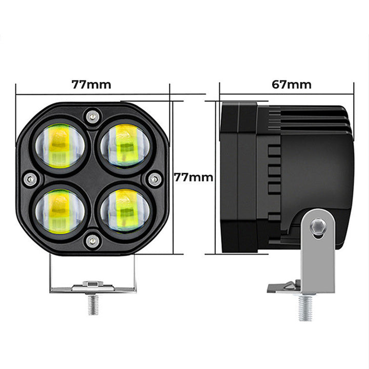 🔥Uusi kuuma myynti❤️‍🔥 4-LED-kirkas kohdevalo