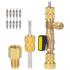 Outil de retrait de noyau de soupape CA avec orifices SAE 1/4 et 5/16 