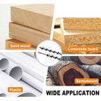 Long Auger Drill Bits for Wood, Plastic & Drywall – Hex Shank