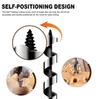 Long Auger Drill Bits for Wood, Plastic & Drywall – Hex Shank