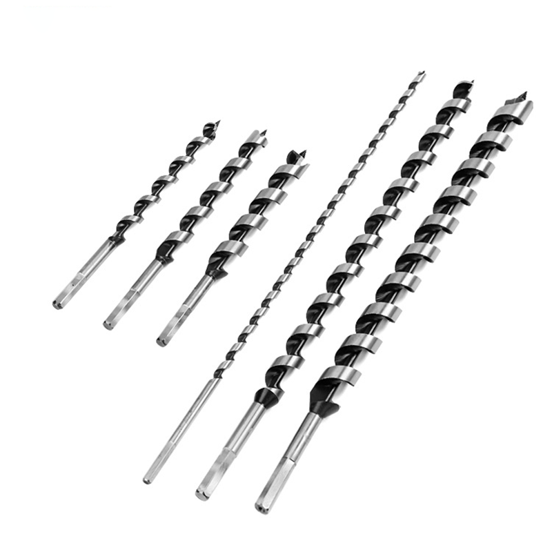 Long Auger Drill Bits for Wood, Plastic & Drywall – Hex Shank